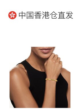 自营Ross-Simons 紫水晶站手镯手镯 18 克拉黄金 18kt 英镑 7 英