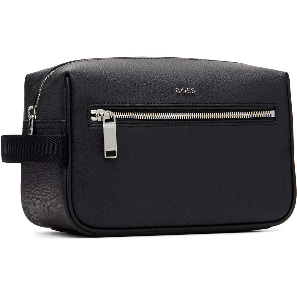 1h可退 香港直邮BOSS 波士 男士 黑色徽标手拿包 50558456,淘宝优惠券,粉丝福利购,淘宝优惠卷