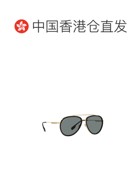 香港直邮BURBERRY 男士太阳镜 BE3125101781 AW2025 灰色 飞行员