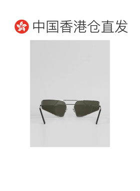 香港直邮rick owens 瑞克 欧文斯 男士 尖头银色太阳眼镜 MRG0000