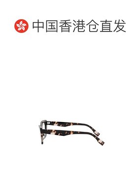 香港直邮FENDI 女士眼镜 FE50067I054 SS2025 白色 几何框平光镜