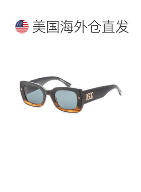 自营Dsquared2男士51毫米棕色角太阳镜-棕色角 美国奥莱直发