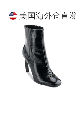 自营Karl Lagerfeld Paris Vica Boots Women's Black Square Toe