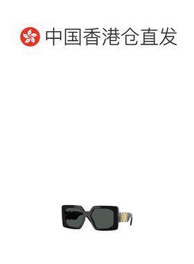香港直邮VERSACE 女士眼镜 VE4478UGB187 CO 黑色 几何框架太阳镜