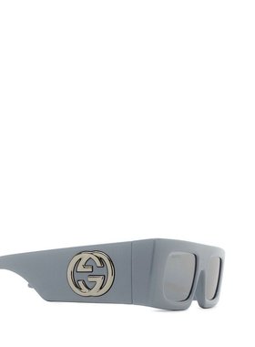 Gucci 古驰 女士 几何框太阳镜 GG1646S grey灰色 舒适时尚