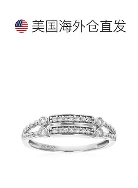 自营 vir jewels1/5 克拉 18 颗宝石圆形切割实验室培育钻石订婚