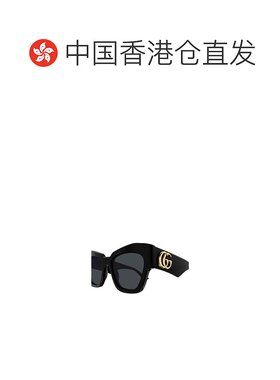 香港直邮GUCCI 女士眼镜 GG1422S002 AW2023 黑色 猫眼框太阳镜