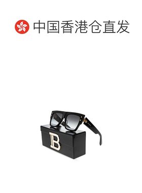 香港直邮BALMAIN 女士太阳镜 BPS100A5600 CO 黑色 Sunglasses wi