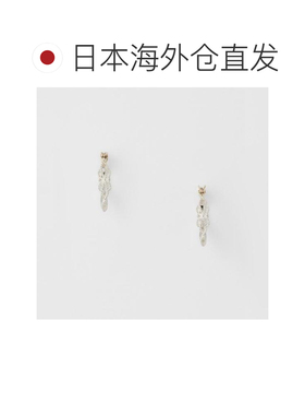 日本直邮agete WEB 银色耳环