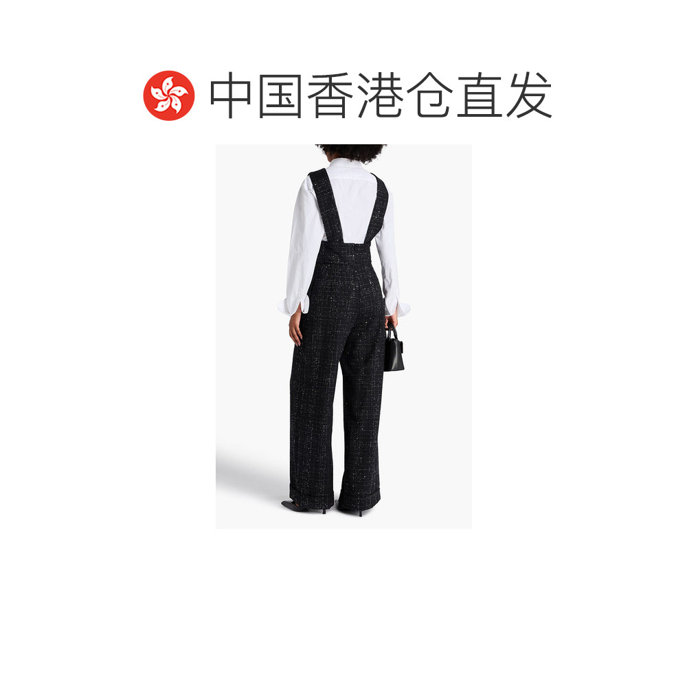 1h可退 香港直邮Maje 女士 精饰花呢阔腿裤 MFPPA00680BLACK,淘宝优惠券,粉丝福利购,淘宝优惠卷