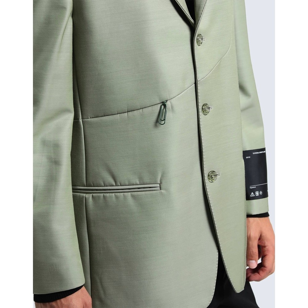 1h可退 香港直邮off-white 男士 西装外套 green绿色 舒适时尚,淘宝优惠券,粉丝福利购,淘宝优惠卷