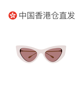 香港直邮GUCCI 女士眼镜 GG1565S003 SS2025 花色 猫眼太阳镜古驰