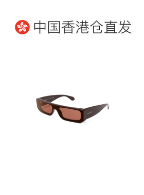 香港直邮ALAIA 女士眼镜 AA0105S00399 AW2026 粉红色 矩形太阳镜