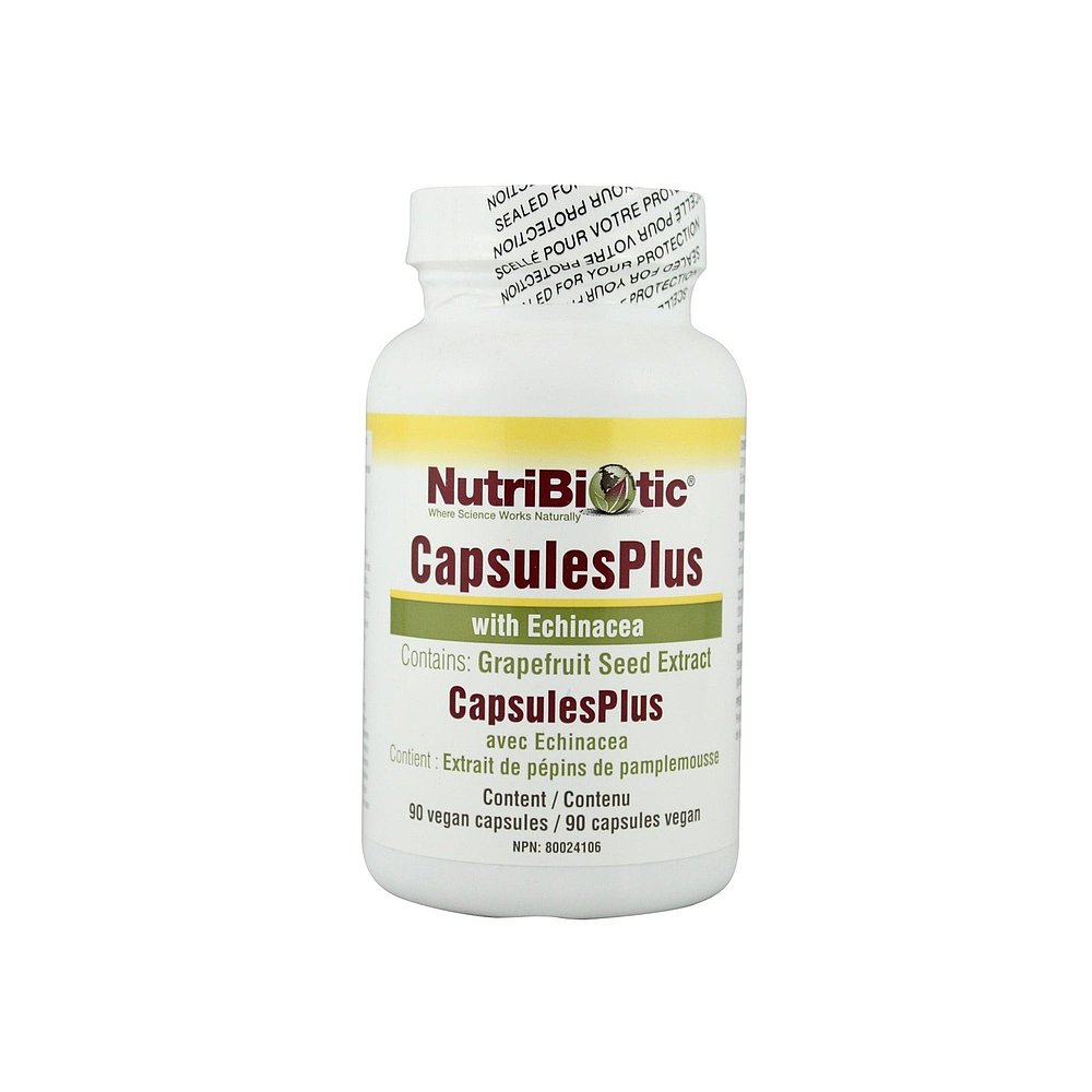 直邮Nutribiotic CapsulesPlus（含紫锥菊和葡萄柚籽提取物胶囊 - 图0