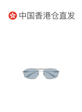 1h可退 香港直邮Balenciaga 巴黎世家 男士 银色 Tag 3.0 太阳镜