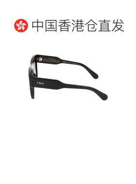 1h可退 香港直邮Chloe 蔻依 女士 徽标太阳镜 CH0149S black黑色