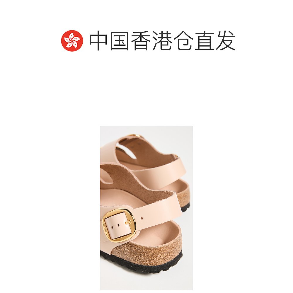 香港直邮潮奢 Birkenstock勃肯女士 Milano Big搭扣高筒光面凉-图1