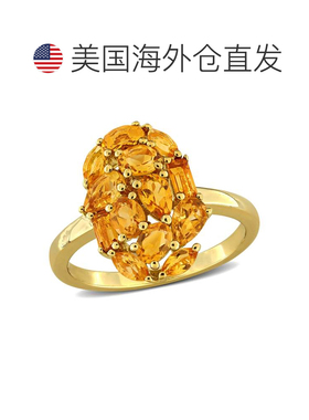 自营Mimi & Max Multi-Shape Gemstone Cluster Ring Sterling Si