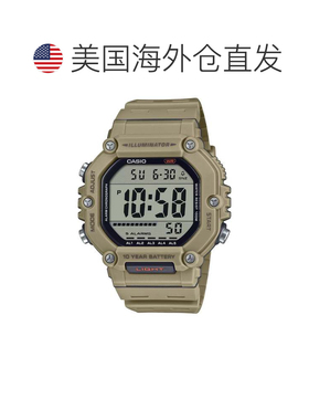 自营Casio Men’s Tan Digital Sport Watch with Grey Dial - AE