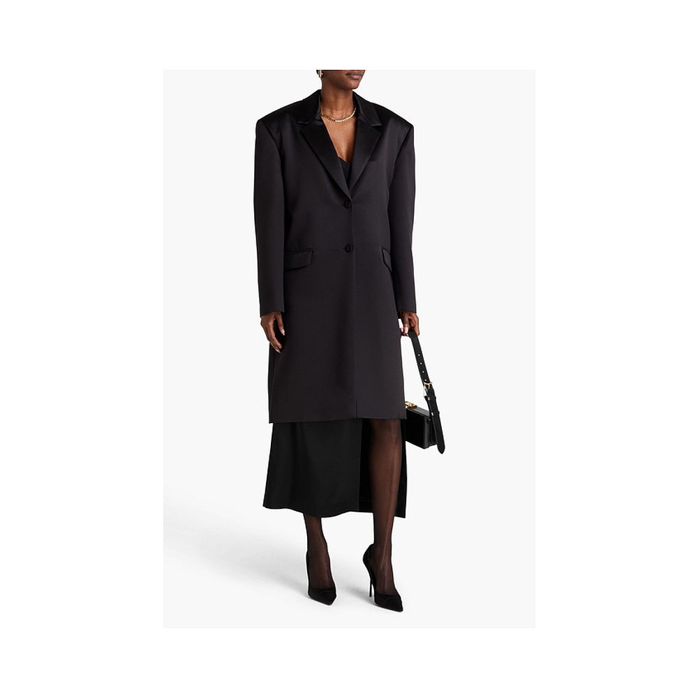 1h可退 香港直邮潮奢 magda butrym 女士 丝硬缎真丝缎大衣 PF23C - 图0