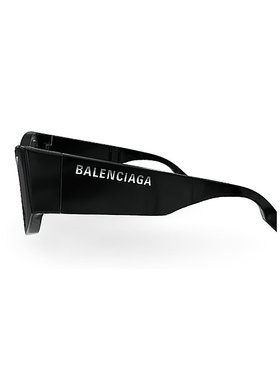 BALENCIAGA 男士太阳镜 BB0300S001 SS2025 灰色