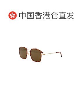 1h可退 香港直邮GUCCI 女士眼镜 GG1848S002 SS2026 绿色 全框太