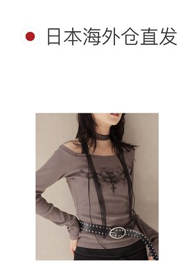 1h可退 日本直邮Ulysses 女装 蕾丝+绳结设计 双层叠戴choker DUY