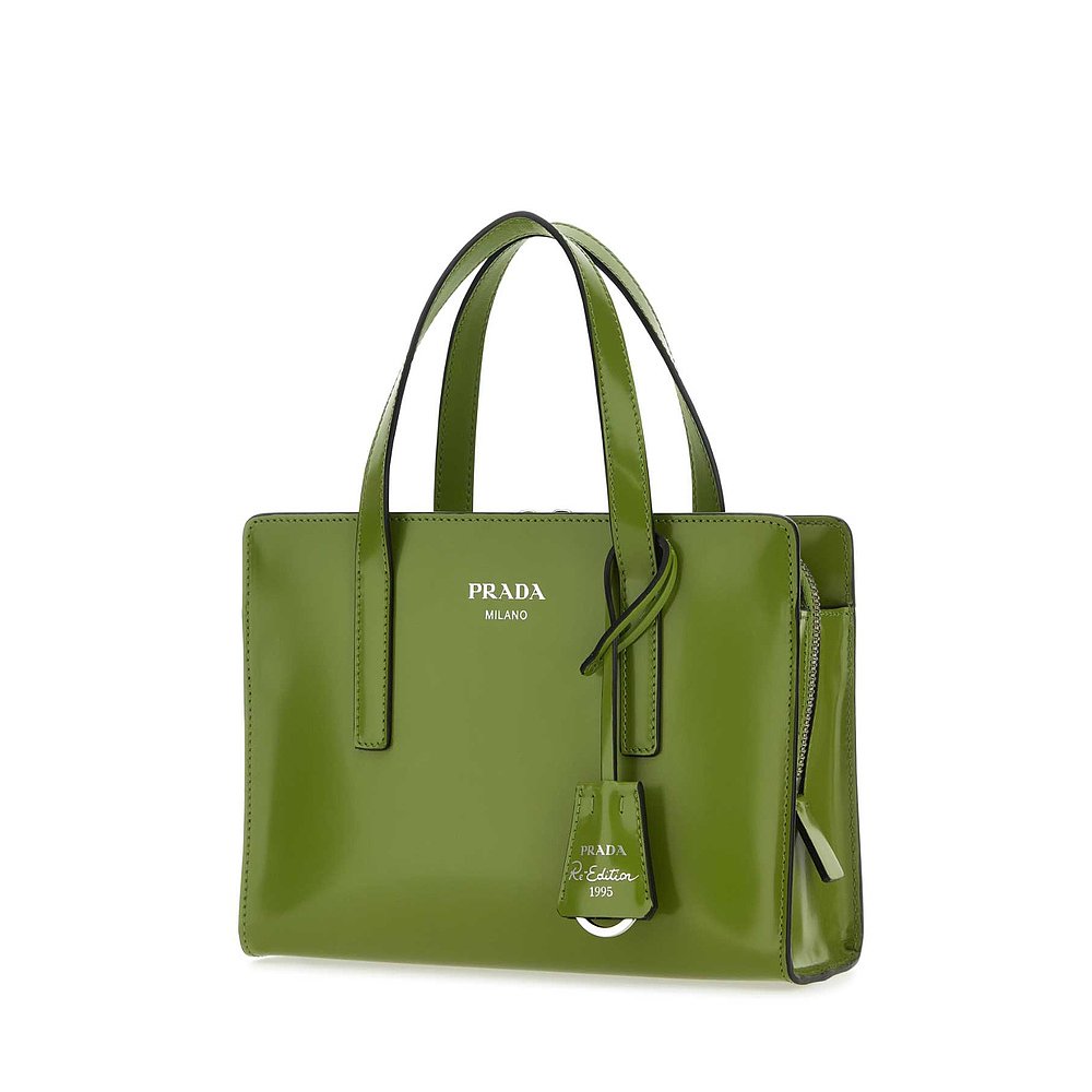 Prada 普拉达 女士 Green leather Re-Edition 1995 handbag 手 - 图0