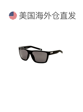 自营Costa del Mar Men's 61 mm Grey Sunglasses - dark grey 美