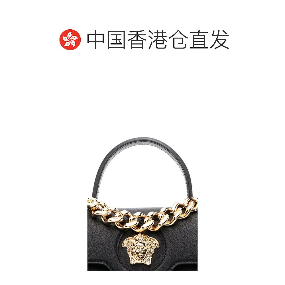 香港直邮Versace 范思哲 女士Medusa 头纹手提包 - 图1