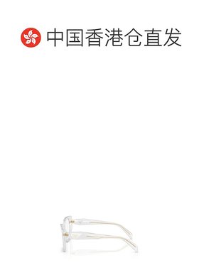 香港直邮PRADA 女士眼镜 PR18WV12R1O1 SS2026 白色 全框平光镜