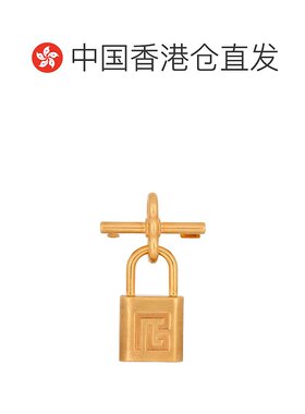 香港直邮BALMAIN 女士项链 FN0XM560MBRAXA5 AW2025 金色 挂锁胸