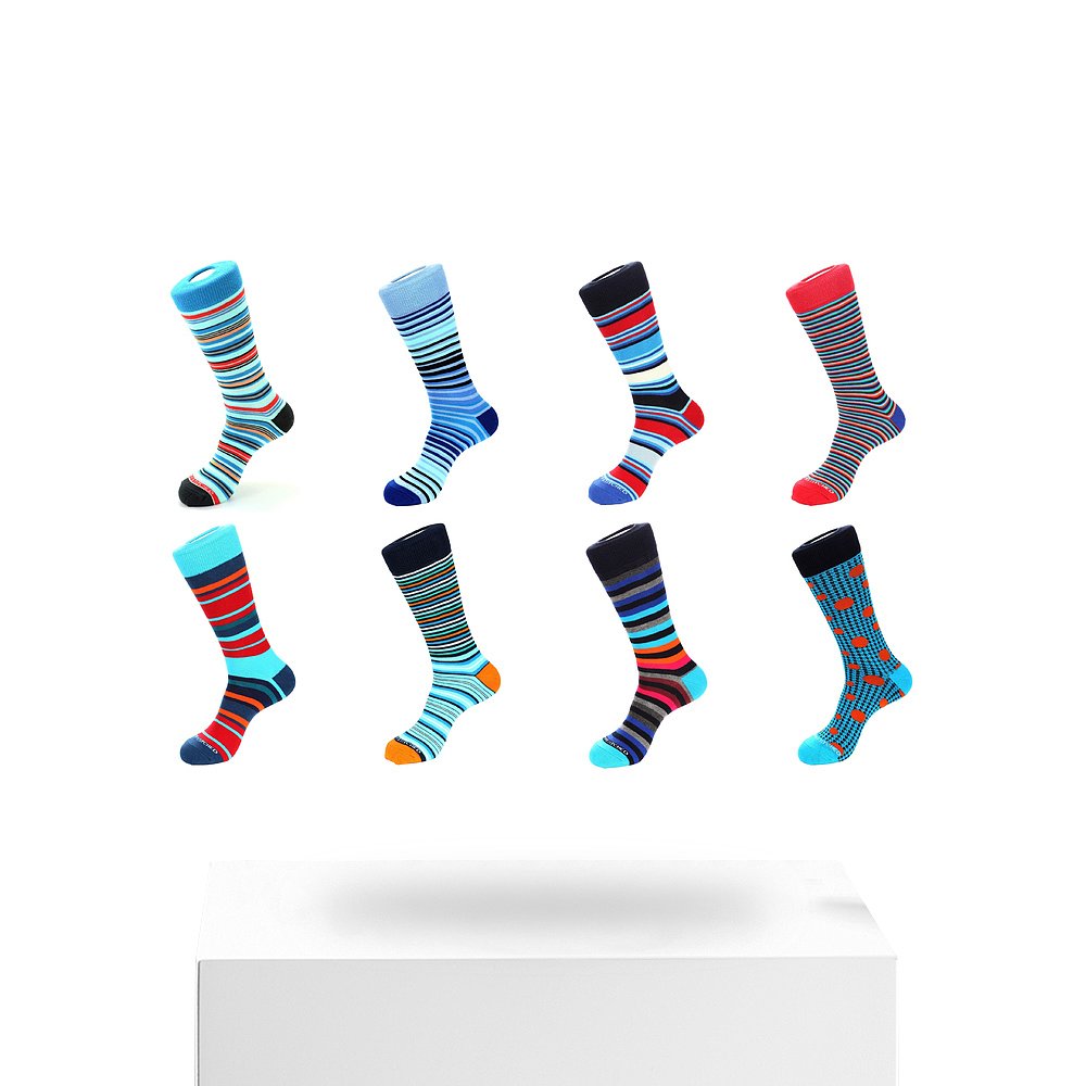 unsimply stitched8 Pair Combo Pack Socks - blended 【美国奥 - 图3