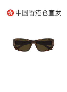香港直邮BALENCIAGA 男士眼镜 BB0365S002 SS2026 黑色 几何框架