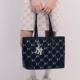 1h refundable Korean direct mail MLB jacquard large tote bag for men and women/carry bag/casual bag