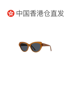 1h可退 香港直邮LOEWE 女士太阳镜 LW40178I50V SS2026 褐色 全框