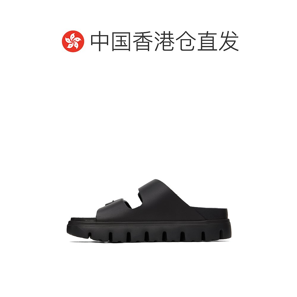 香港直邮潮奢 Birkenstock 勃肯 女士 黑色 Papillio 系列 Narrow - 图1