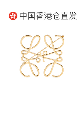 香港直邮LOEWE 女士手链手镯 111250208130 CO 金色 Anagram 胸针