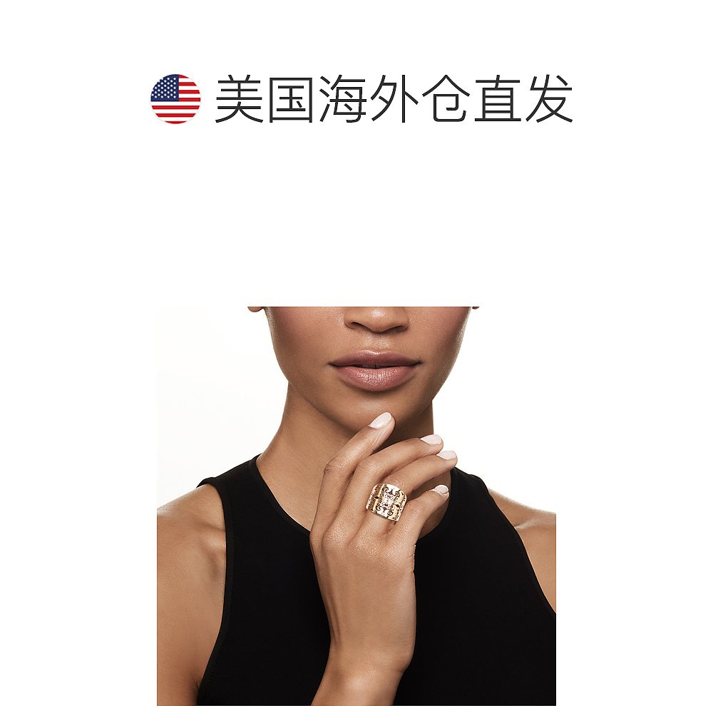 Ross-Simons 意大利 14kt 黄金镂空戒指 - 黄色 【美国奥莱】直发 - 图1