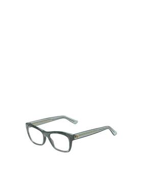 1h可退 GUCCI 女士眼镜 GG3825R4C SS2023 灰色 徽标细节平光镜