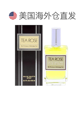 美国直邮PerfumersWorkshop茶玫瑰女士淡香水月季玫瑰香100ml正品