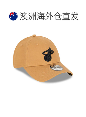 澳大利亚直邮迈阿密热火队 New Era 9FORTY 小麦黑帽