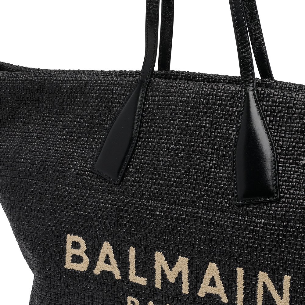 香港直邮BALMAIN 女士单肩包 FI015TRAA0PA SS2026 黑色 Balmain - 图2