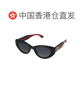 香港直邮GUCCI 女士眼镜 GG1862S005 SS2026 黑色 猫眼框太阳镜