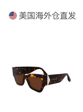 自营Victoria Beckham Acetate Women's Sunglasses - brown 美国