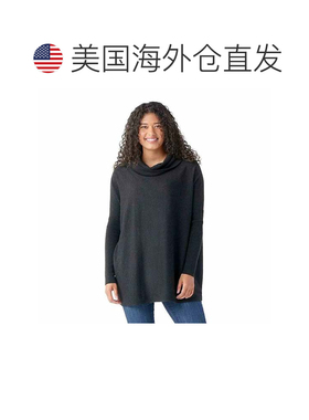 自营Smartwool Edgewood Poncho Women's  Charcoal Wool Blend S