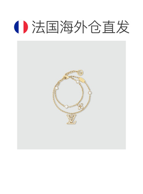 自营1h可退 欧洲直邮LV/路易威登 女士金色金属手链新款