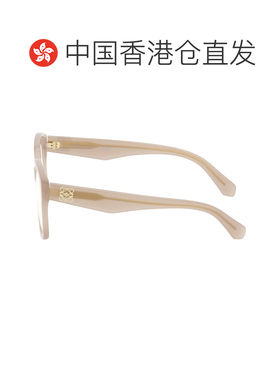 香港直邮LOEWE 罗意威 女士 灰褐色 Anagram 眼镜 LW50119I530201