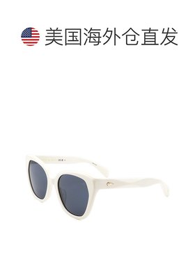 自营 rag & boneRag&Bone女式54毫米白色太阳镜-白色 美国奥莱直