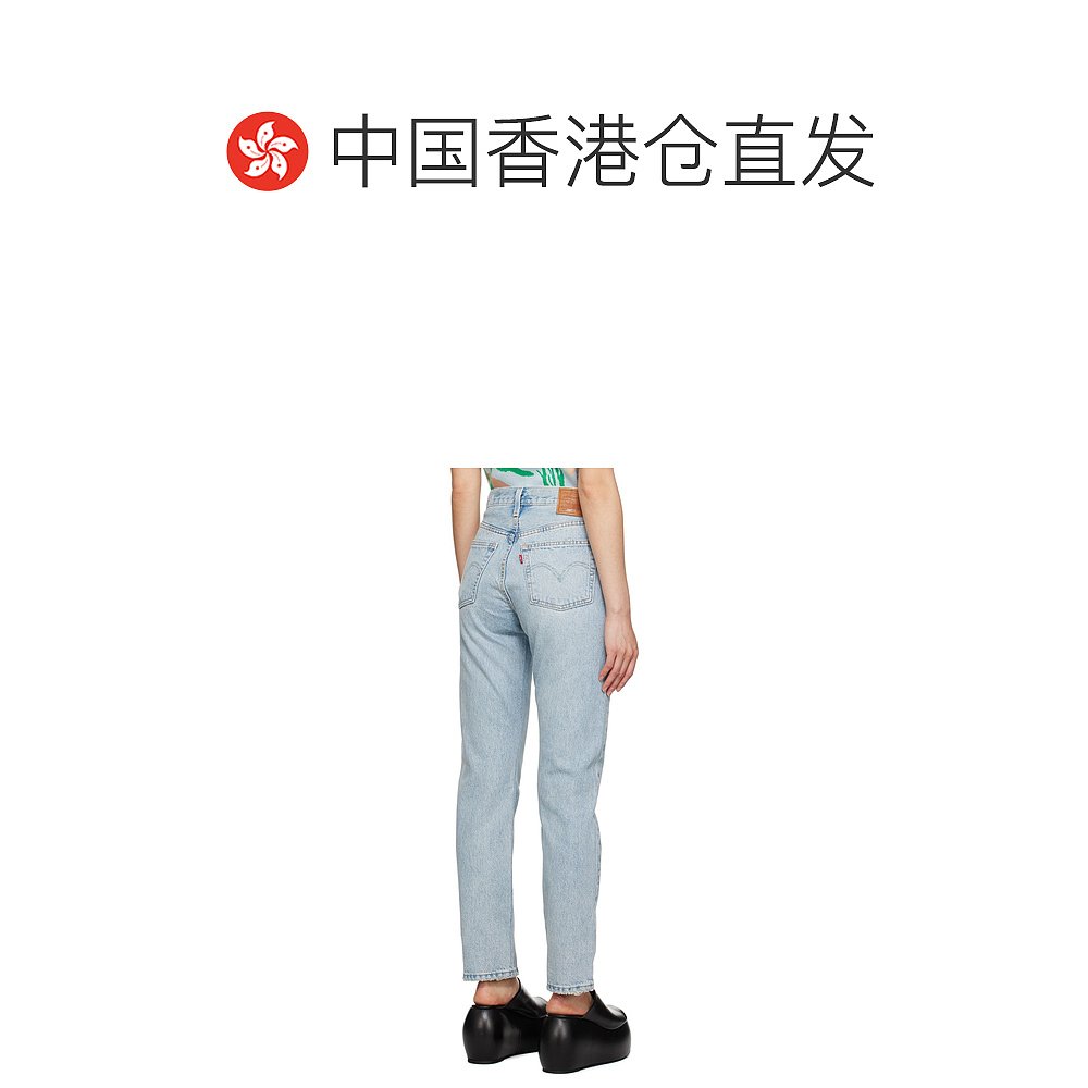 香港直邮潮奢 Levi'S 李维斯 女士蓝色 501 Original 牛仔裤 - 图1